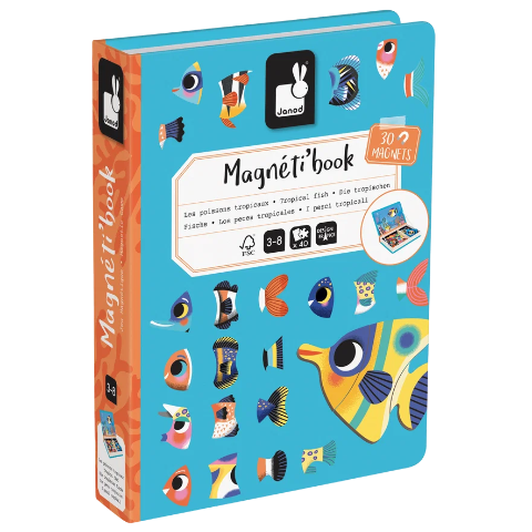 Janod Magneti'book - Tropical Fish
