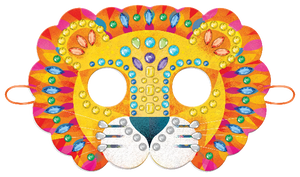 Crocodile Creek Art Jewel Art Animals Masks - Treasure Island Toys