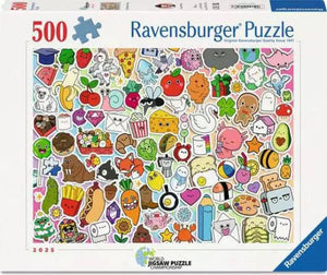 Ravensburger Puzzle 500 Piece, Kawaii Chaos