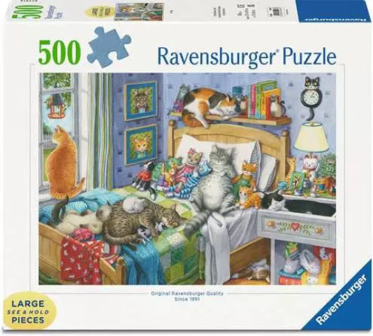 Ravensburger Puzzle 500 Piece Large Format, Cat Nap