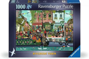 Ravensburger Puzzle 1000 Piece, Riverside Town