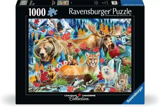 Ravensburger Puzzle Canadian Collection 1000 Piece, Wild Canada - Treasure Island Toys