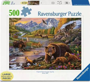 Ravensburger Puzzle 500 Piece Large Format, Wilderness