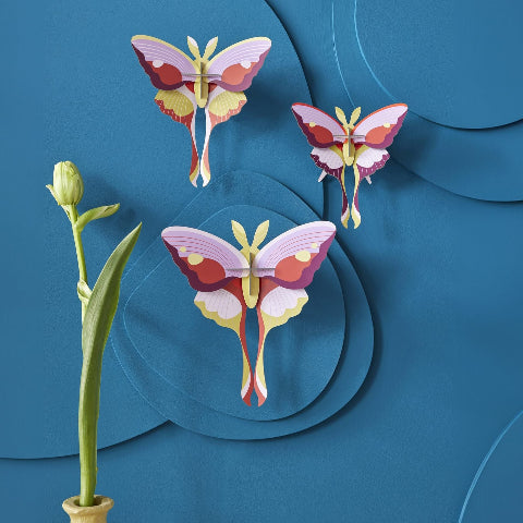 Studio Roof Lilac Comet Butterflies - Set of 3 - Treasure Island Toys