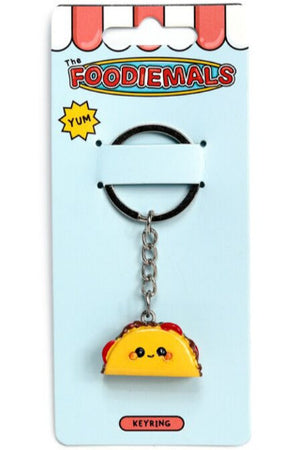 Puckator Keyring Foodiemals Frida the Taco - Treasure Island Toys
