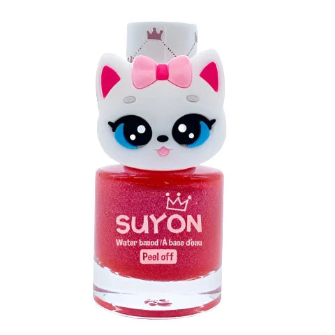Suyon Shimmer Pink Peel-Off Nail Polish - Kitty - Treasure Island Toys