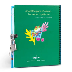 eeBoo Locked Journal Rainforest Animals - Treasure Island Toys
