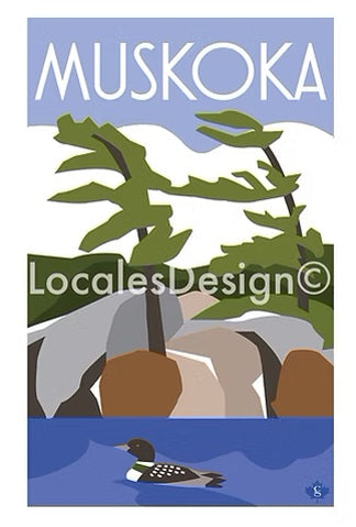 Locales Design Print - Muskoka - Treasure Island Toys