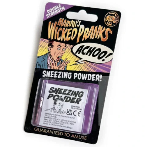 Marvin's Magic Wicked Pranks Sneezing Powder - Treasure Island Toys