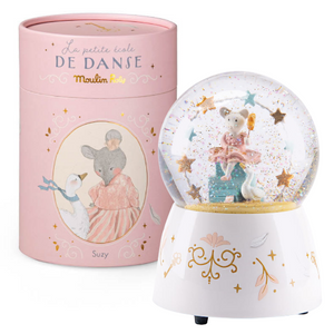 Moulin Roty Petite Ecole de Danse Musical Snow Globe - Treasure Island Toys