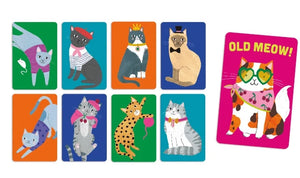 Galison Mudpuppy Old Meow! Card Game - Treasure Island Toys