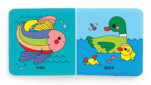 Galison Mudpuppy Color Magic Bath Book Pond Friends