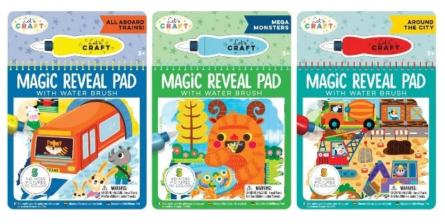 Bright Stripes Magic Reveal Monsters, Train, City