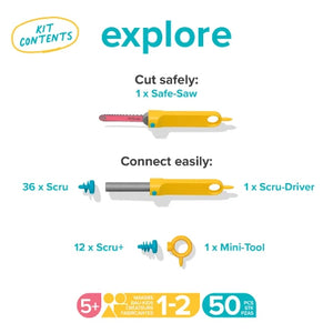 Makedo Explore Kit - Treasure Island Toys