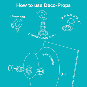 Makedo Deco-Props Google Eyes - Treasure Island Toys
