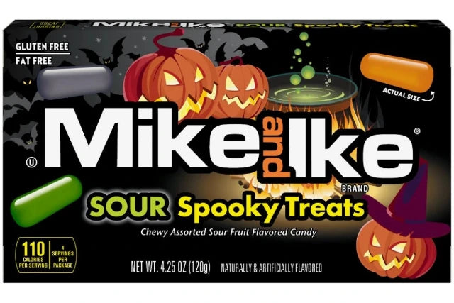 Mike & Ike Theater Box - Sour Spooky Treats