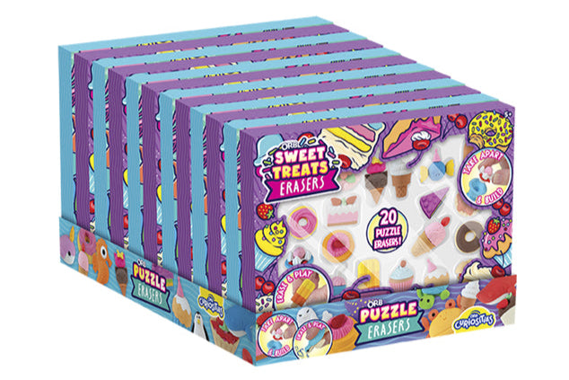 ORB Curiosities Pull Apart Stackers Erasers - Treasure Island Toys