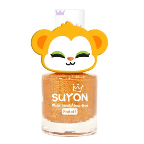Suyon Pearl Gold Peel-Off Nail Polish - Monkey - Treasure Island Toys