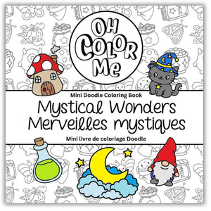 Oh Color Me Mystical Wonders Mini Colouring Book - Treasure Island Toys