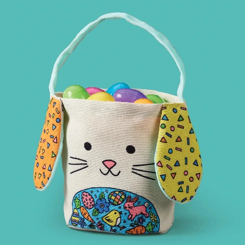 Crocodile Creek Art Colour Your Own Bunny Basket - Treasure Island Toys