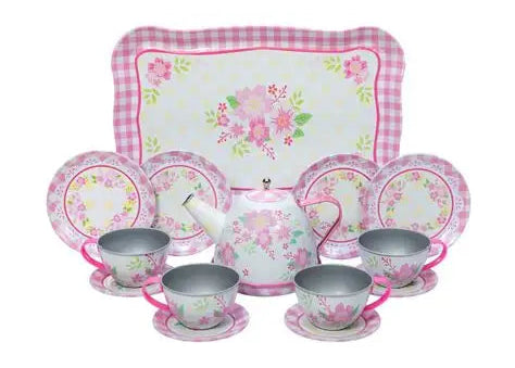 Tin Tea Set Fancy - Treasure Island Toys