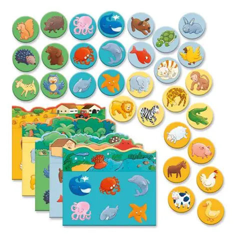 Djeco Game - Lotto Animals - Treasure Island Toys
