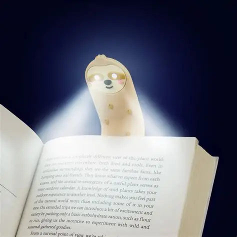 Gift Republic Book Buddy Reading Light & Bookmark, Sloth