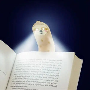 Gift Republic Book Buddy Reading Light & Bookmark, Sloth