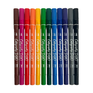 Ooly Calligraphy Duo Chisel and Brush Tip Markers - Treasure Island Toys