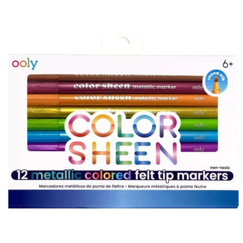 Ooly Color Sheen Metallic Markers - Treasure Island Toys