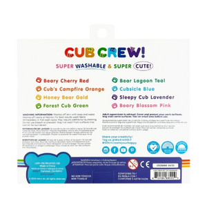 Ooly Cub Crew Washable Markers - Treasure Island Toys