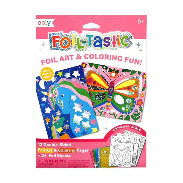 Ooly Foil-tastic Foil Art Kit: Whimsical World