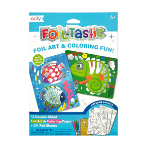 Ooly Foil-tastic Foil Art Kit: Awesome Animals