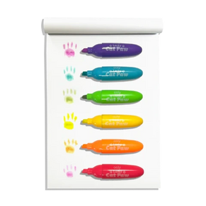 Ooly Lucky Cat Paw: Scented Neon Highlighters - Treasure Island Toys