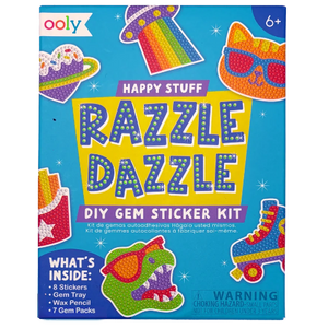 Ooly Mini Razzle Dazzle: DIY Gem Sticker Kit - Happy Stuff