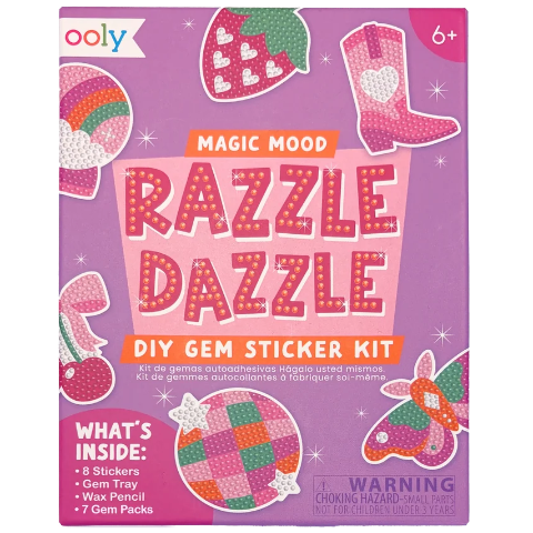 Ooly Mini Razzle Dazzle: DIY Gem Sticker Kit - Magic Mood