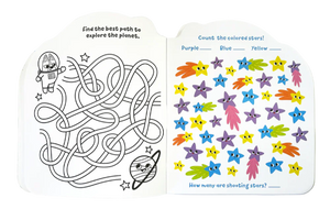 Ooly Playful Pages Activity Book - Pets in Space - Treasure Island Toys