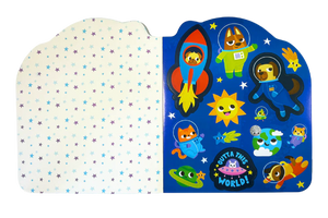 Ooly Playful Pages Activity Book - Pets in Space - Treasure Island Toys