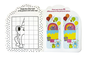 Ooly Playful Pages Activity Book - Unicorn Party - Treasure Island Toys