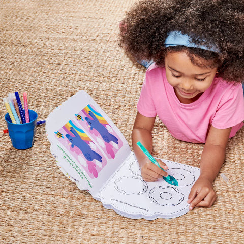 Ooly Playful Pages Activity Book - Unicorn Party - Treasure Island Toys