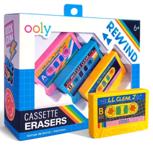 Ooly Rewind Cassette Erasers