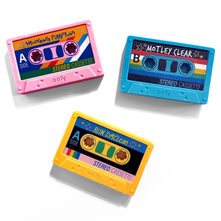 Ooly Rewind Cassette Erasers - Treasure Island Toys