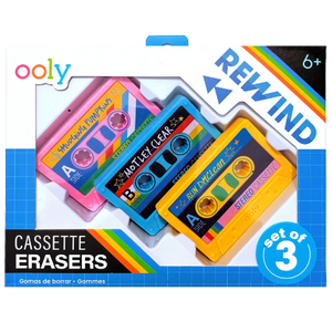 Ooly Rewind Cassette Erasers