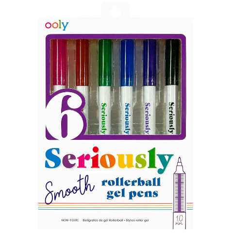 Ooly Seriously Smooth Rollerball Gel Pens