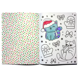 Ooly Stickiville: Color-in' Sticker Book - Jolly Cheer Doodles - Treasure Island Toys
