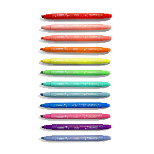 Ooly Switch-Eroo Sparkle Glittery Color Changing Markers - Treasure Island Toys