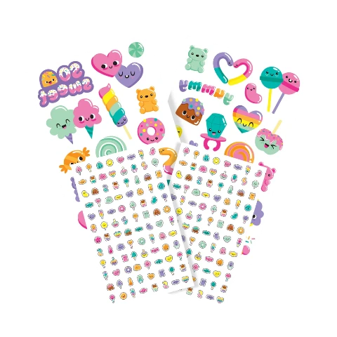 Ooly Tattoo-Palooza Tattoos & Nail Stickers - Sweet Shop - Treasure Island Toys