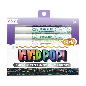 Ooly Vivid Pop! Water Based Markers: Metallic