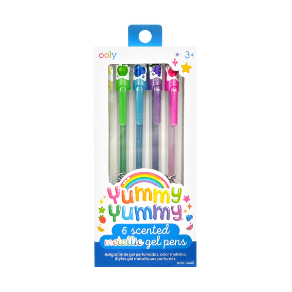 Ooly Yummy Yummy Scented Glitter Gel Pens - Metallic