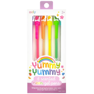 Ooly Yummy Yummy Scented Glitter Gel Pens - Neon 6 Pack